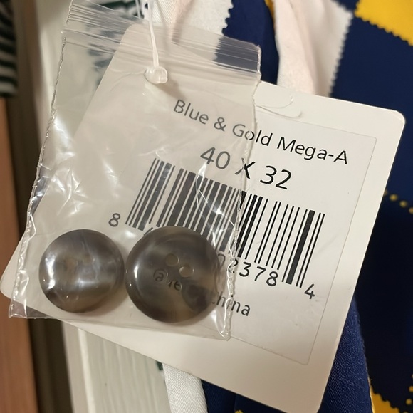 Loudmouth Men’s Pants - Blue and Gold - Picture 5 of 10